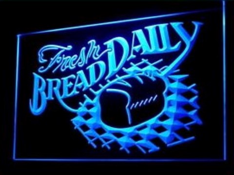 Fresh Bread Daily LED Neon Sign